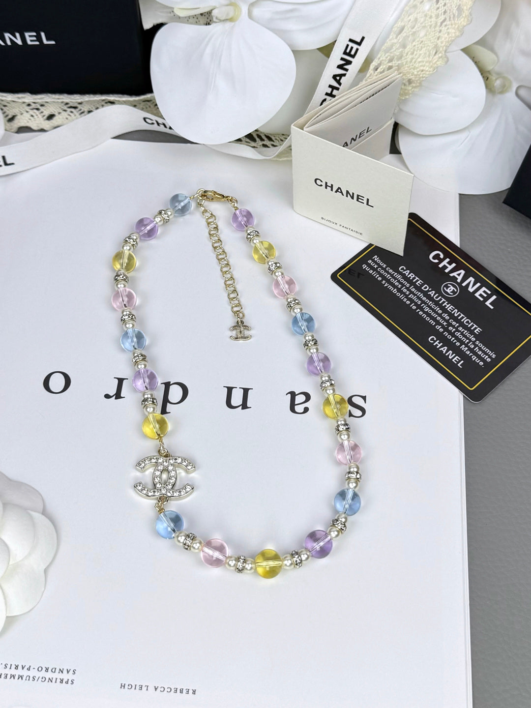 [LumiVibe]26C New Spring Collection Colorful Transparent Resin Necklace