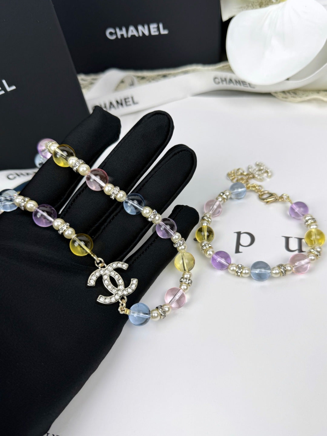 [LumiVibe]26C New Spring Collection Colorful Transparent Resin Necklace