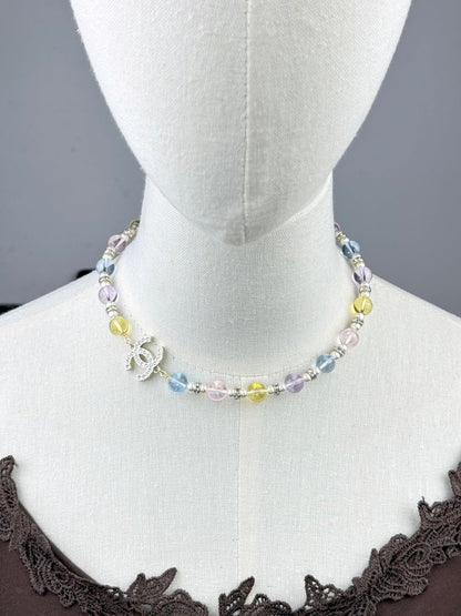 [LumiVibe]26C New Spring Collection Colorful Transparent Resin Necklace