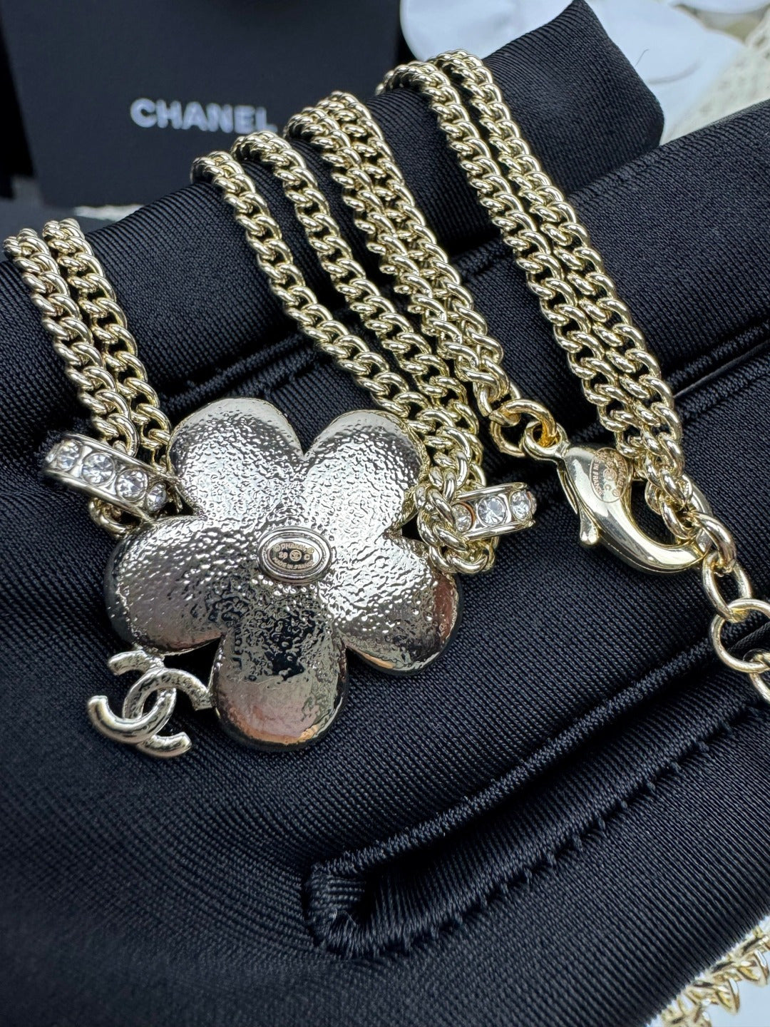 [LumiVibe]New Blue Floral Double-Layer Necklace