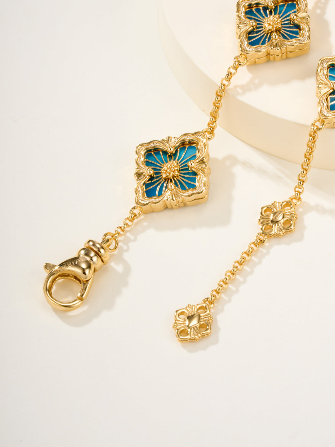 [LumiVibe]B.C.L ENAMELED Five-Flower Bracelet（Various Colors)