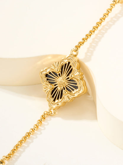 [LumiVibe]B.C.L ENAMELED One-Flower Bracelet（Various Colors)