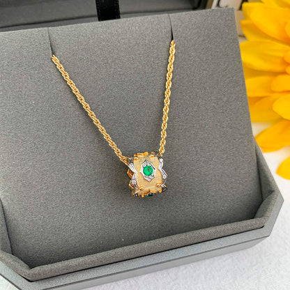 [LumiVibe] B.C.L “Little Waist” Enamel  NECKLACE（Various colors