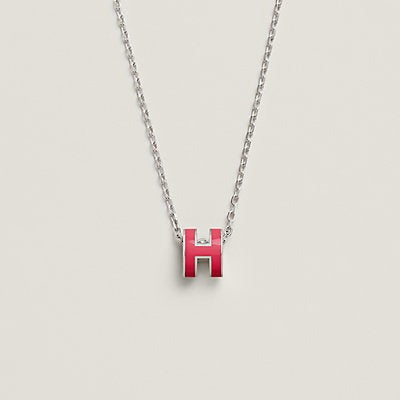 [LumiVibe]H NECKLACE PINK