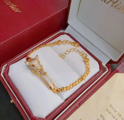 [LumiVibe Jewelry] PANTHERE  BRACELET DIAMONDS