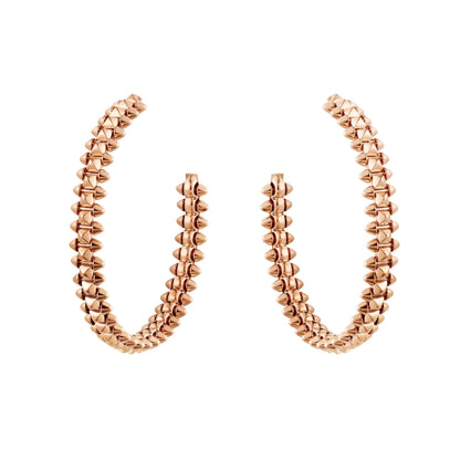 [LumiVibe]CLASH LARGE HOOP EARRINGS