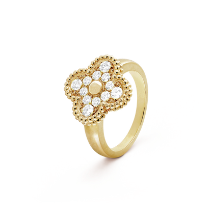 [LumiVibe]CLOVER DIAMOND RING