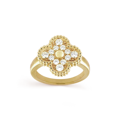 [LumiVibe]CLOVER DIAMOND RING