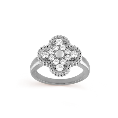 [LumiVibe]CLOVER DIAMOND RING