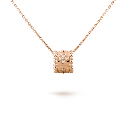 [LumiVibe]PERLEE PEDANT NECKLACE GOLD / ROSE GOLD