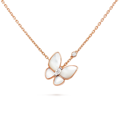 [LumiVibe]BUTTERFLY MOP DIAMOND NECKLACE