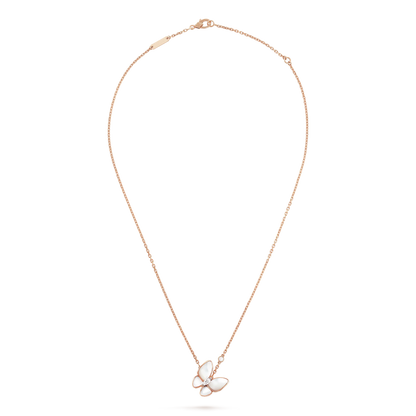 [LumiVibe]BUTTERFLY MOP DIAMOND NECKLACE