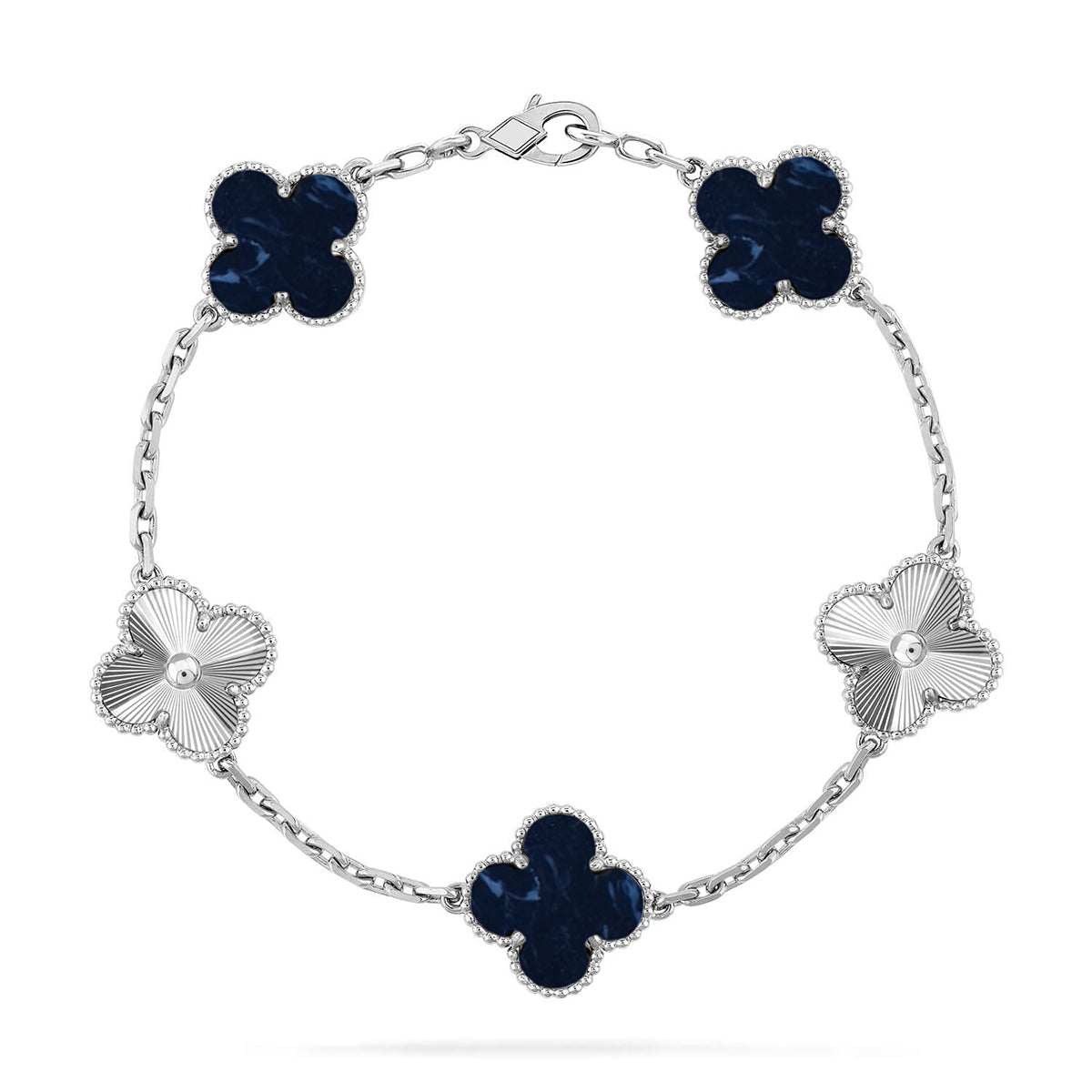 [LumiVibe]CLOVER 5 MOTIF PIETERSITE BRACELET COLLECTION