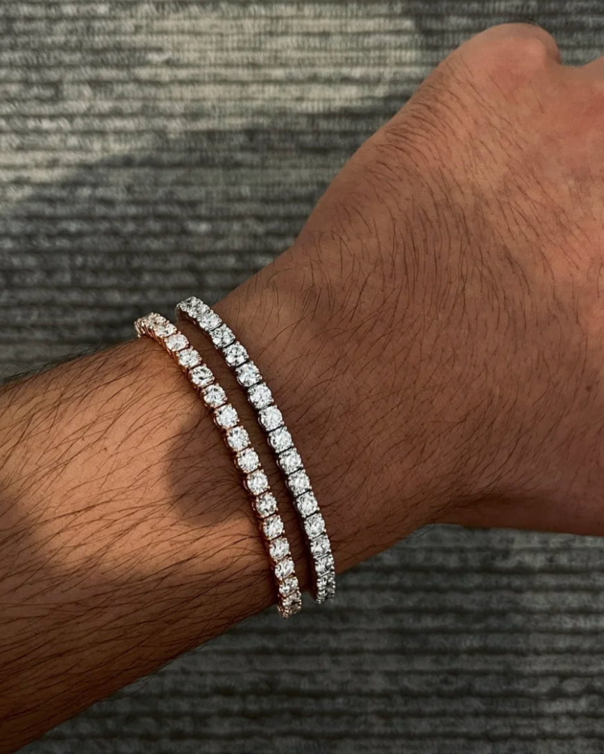 [LumiVibe]  CLASSIC BASEBALL BRACELAT, 52 DIAMOND