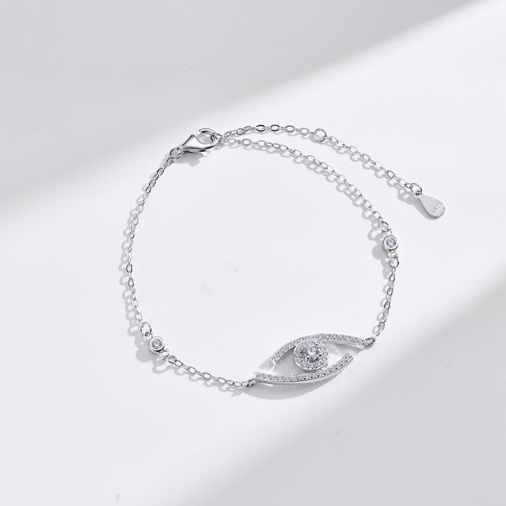 [LumiVibe]Demo Eye Pave-Set Diamond Bracelet