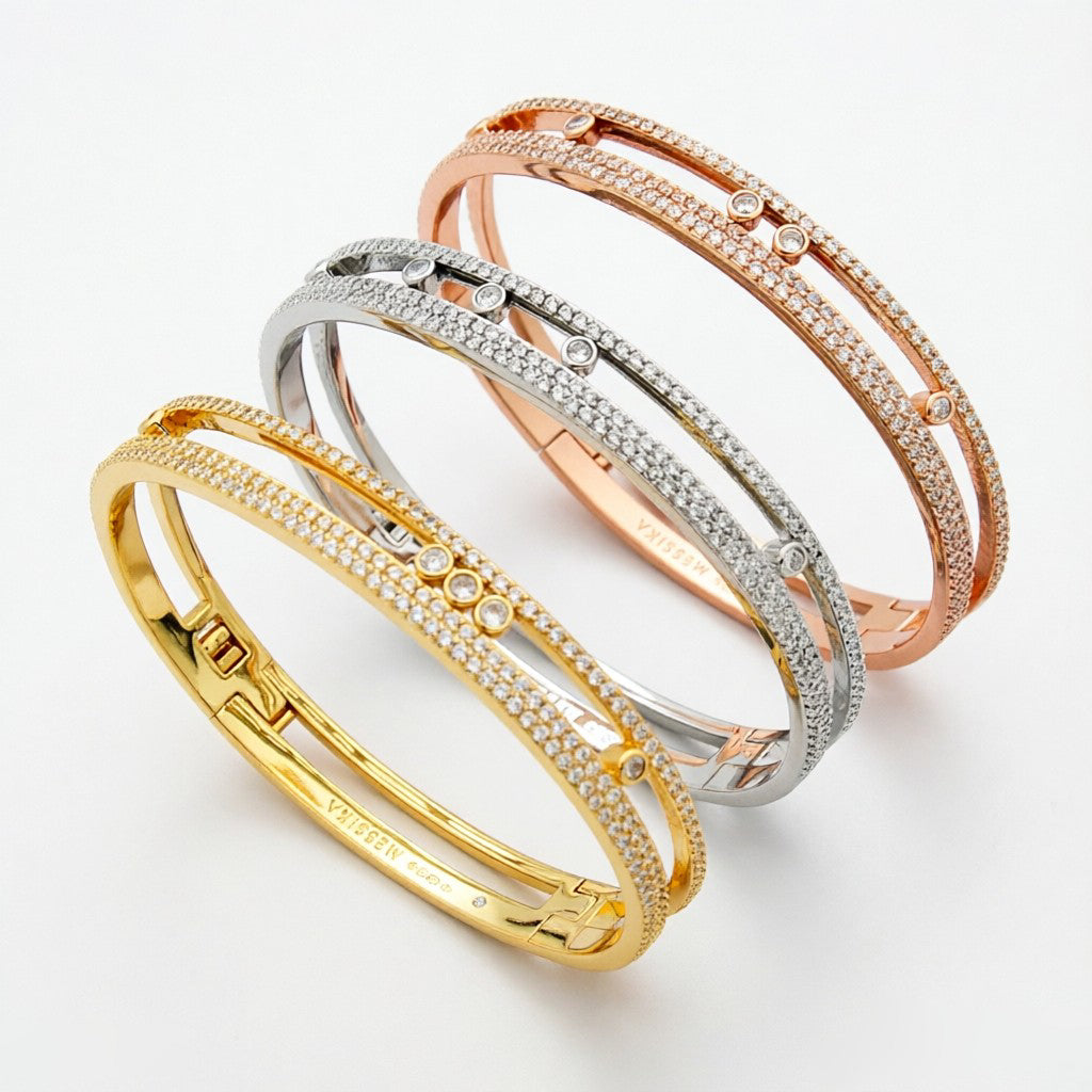 [LumiVibe]Move Romane pavé bangle