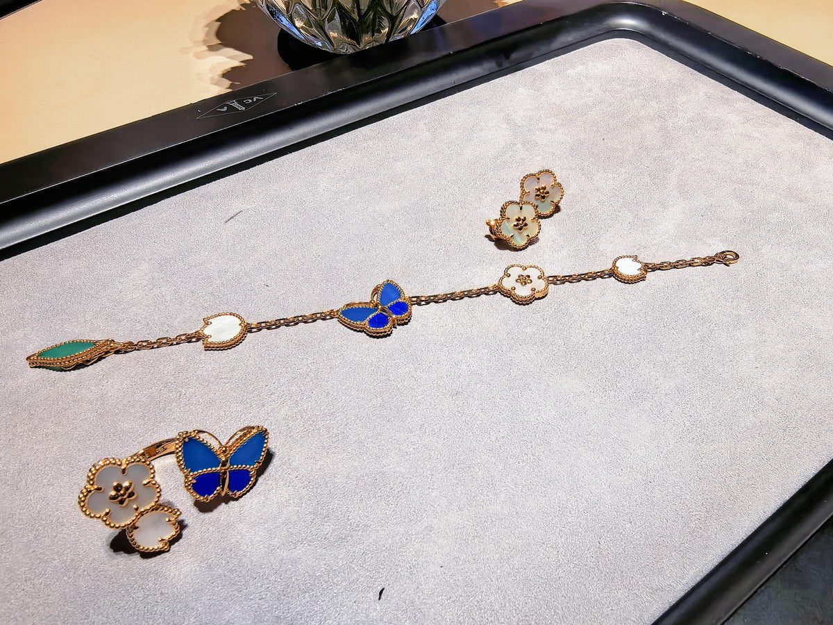 [LumiVibe]2026 NEW SPRING LUCKY 5 MOTIF BRACELET