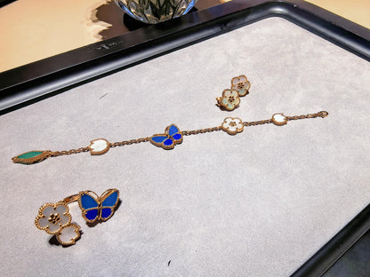[LumiVibe]2026 NEW SPRING LUCKY 5 MOTIF BRACELET