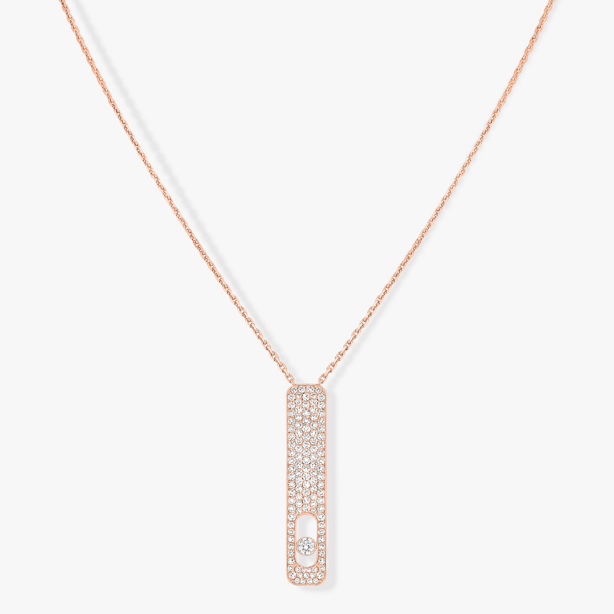 [LumiVibe]MY FIRST DIAMOND PAVED NECKLACE