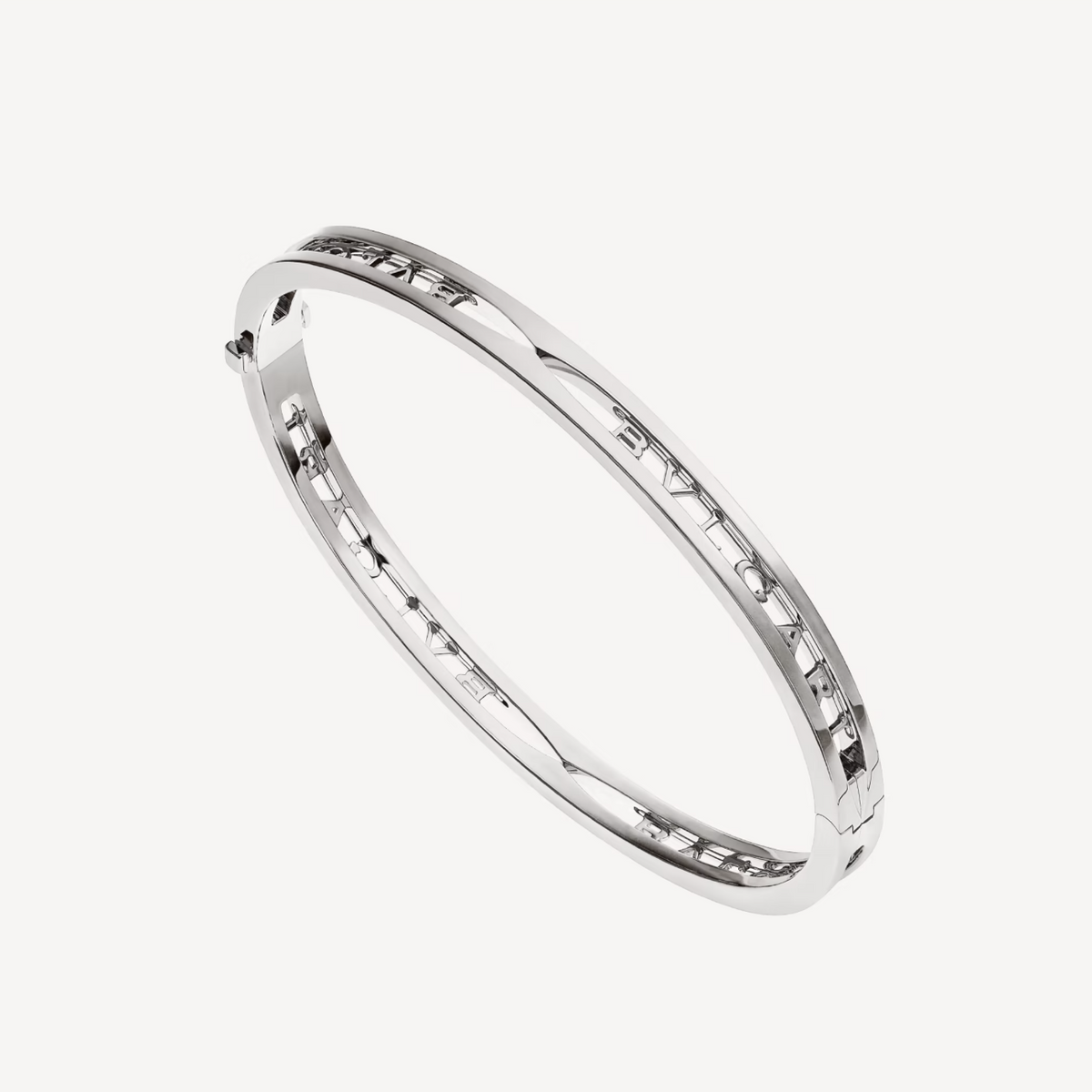 [LumiVibe]ZERO 1 SPIRAL LOGO SILVER BRACELET