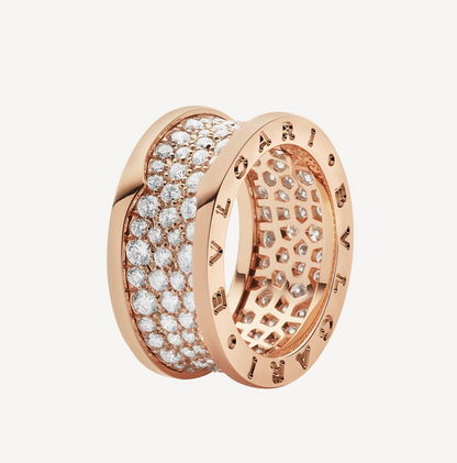 [LumiVibe]ZERO 1 WITH PAVED DIAMONDS ON THE SPIRAL RING