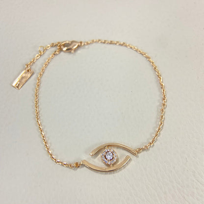 [LumiVibe]Demo Eye Pave-Set Diamond Bracelet