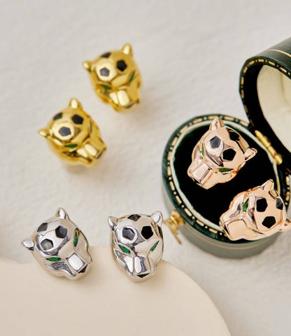 [LumiVibe]CHRRTAH-PRINT STUD EARRINGS, THREE COLORS