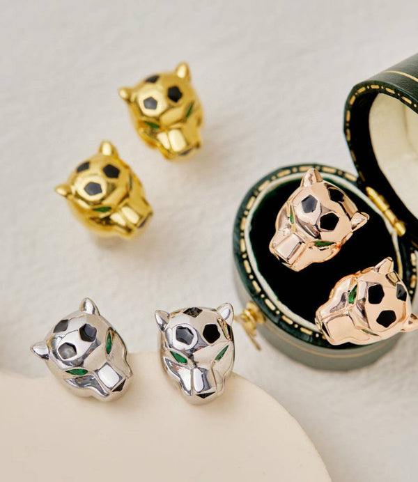 [LumiVibe]CHRRTAH-PRINT STUD EARRINGS, THREE COLORS