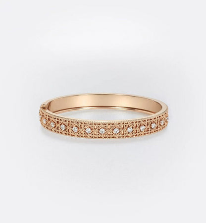 [LumiVibe]2026 WOVEN-PATTERN BRACELET SET WITH FULL DIAMOND INLAY THREE-COLORS
