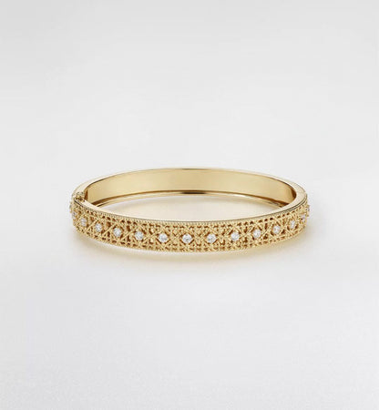 [LumiVibe]2026 WOVEN-PATTERN BRACELET SET WITH FULL DIAMOND INLAY THREE-COLORS