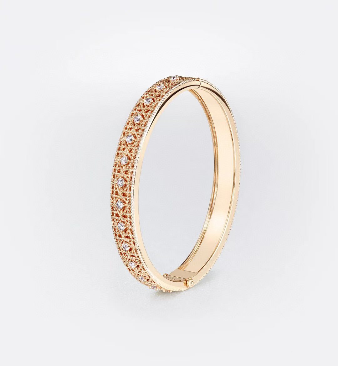 [LumiVibe]2026 WOVEN-PATTERN BRACELET SET WITH FULL DIAMOND INLAY THREE-COLORS