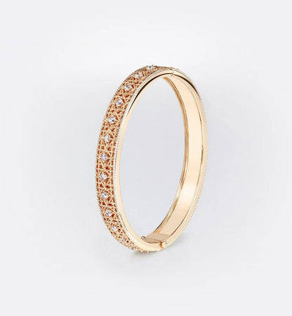 [LumiVibe]2026 WOVEN-PATTERN BRACELET SET WITH FULL DIAMOND INLAY THREE-COLORS