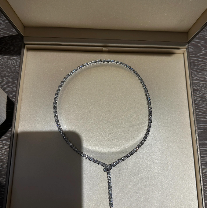 [LumiVibe]NEW！SERPENT DIAMOND NECKLACE