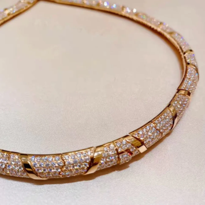 [LumiVibe]HAUTE COUTURE GOLD SERPENTI NECKLACE