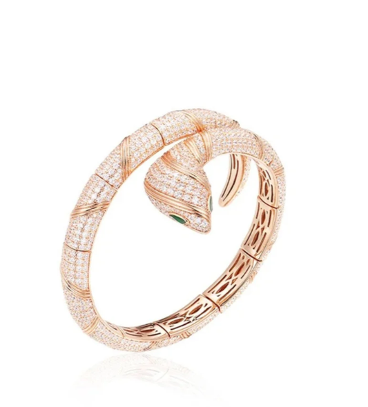 [LumiVibe]HAUTE COUTURE GOLD SERPENTI BRACELET