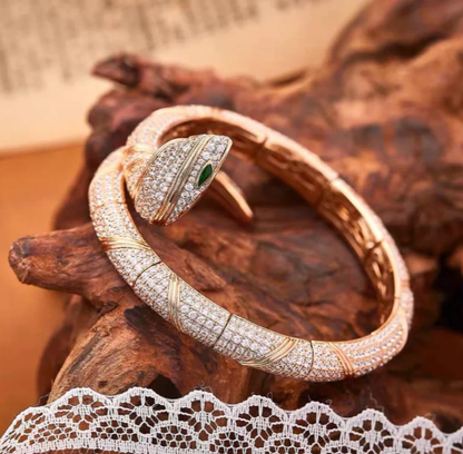 [LumiVibe]HAUTE COUTURE GOLD SERPENTI BRACELET