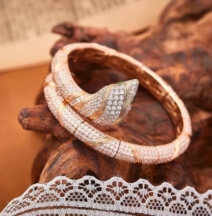 [LumiVibe]HAUTE COUTURE GOLD SERPENTI BRACELET
