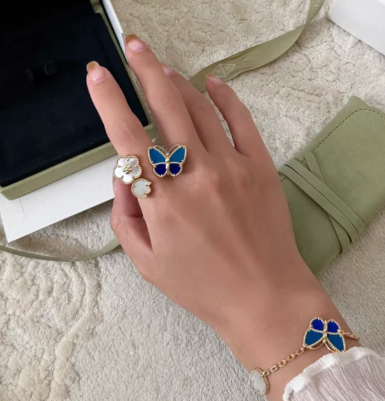 [LumiVibe]2026 NEW TWIN BUTTERFLY LUCKY RING