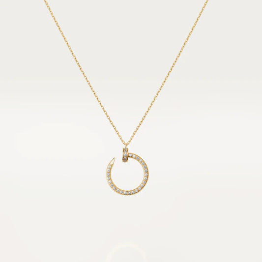 [LumiVibe]JUSTE NECKLACE GOLD DIAMONDS