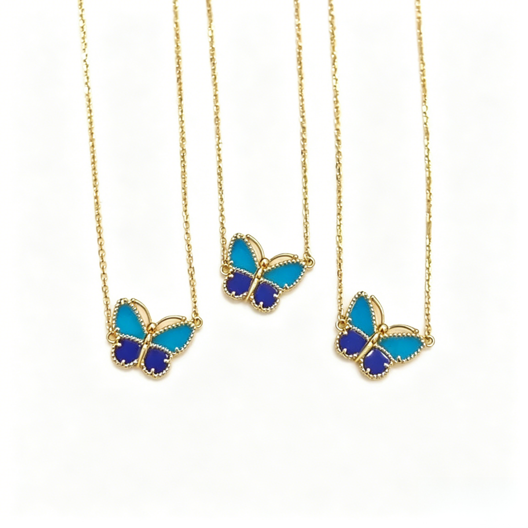 [LumiVibe]  2026 NEW LUCKY BUTTERFLY 1 MOTIFS NECKLACE