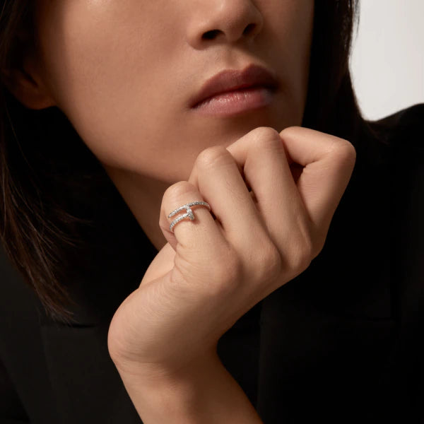 [LumiVibe]JUSTE RING 1.8MM SILVER DIAMONDS