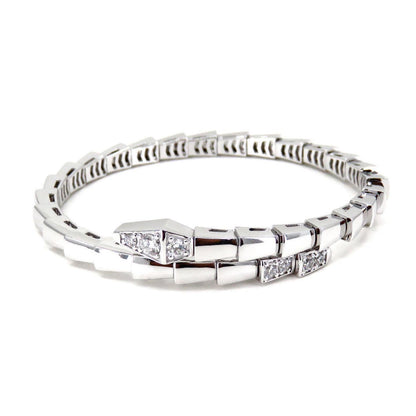 [LumiVibe]SERPENTI BRACELET DIAMONDS SILVER