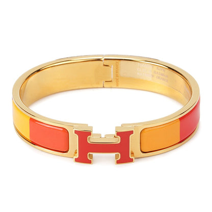 [LumiVibe]H BRACELET ORANGE RAINBOW CERAMIC