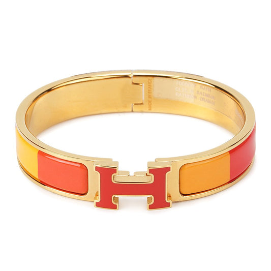 [LumiVibe]H BRACELET ORANGE RAINBOW CERAMIC