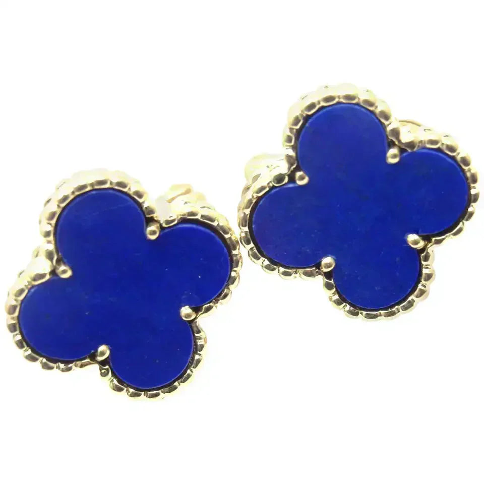 [LumiVibe]CLOVER MINI 9.5MM TURQUOISE EARRINGS