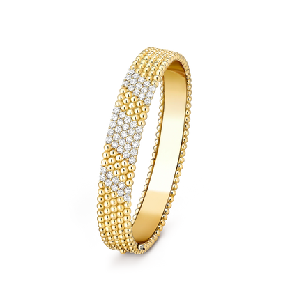 [LumiVibe]  FIVE-ROW DIAMOND BRACELET