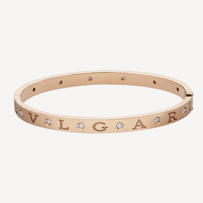 [LumiVibe]ZERO 1 PINK GOLD 12 DIAMONDS BRACELET