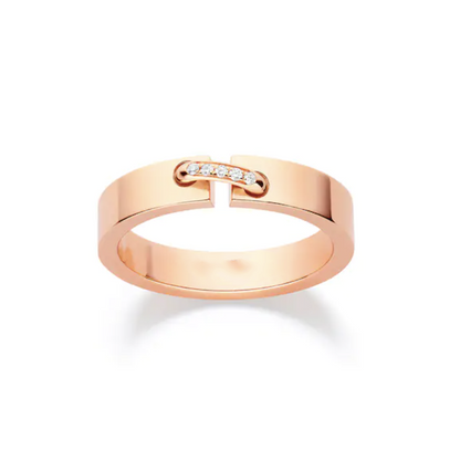 [LumiVibe]ALLIANCE LIENS VIDENCE DIAMOND 4MM RING