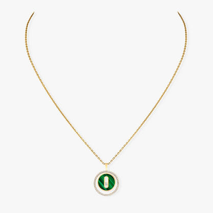 [LumiVibe]Demo MOVE 1 DIAMOND MALACHITE GOLD DIAMOND NECKLACE