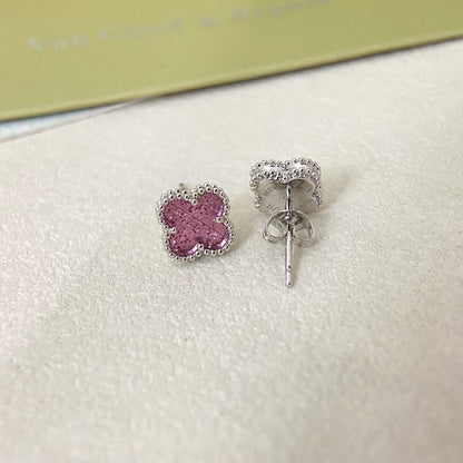 [Lumivibe]2026 NEW MINI CLOVER 1 MOTIF  BUBBLE PINK ENAMEL